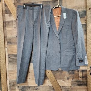 Wool Cashmere 2 Piece Suit by Jos A Bank Slim Fit 38R Jacket 36x30 pants